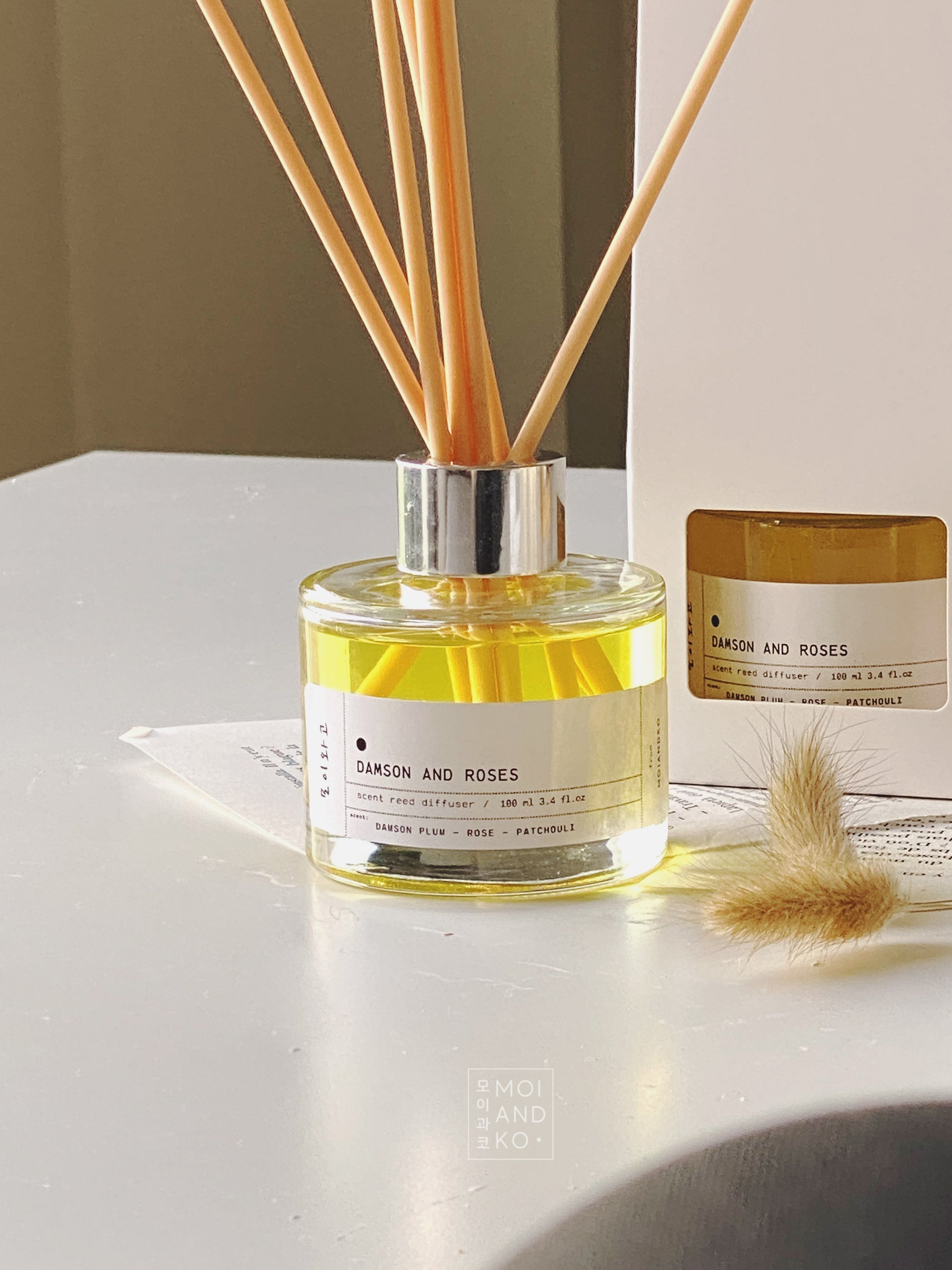 Damson and Roses 100ml reed diffuser