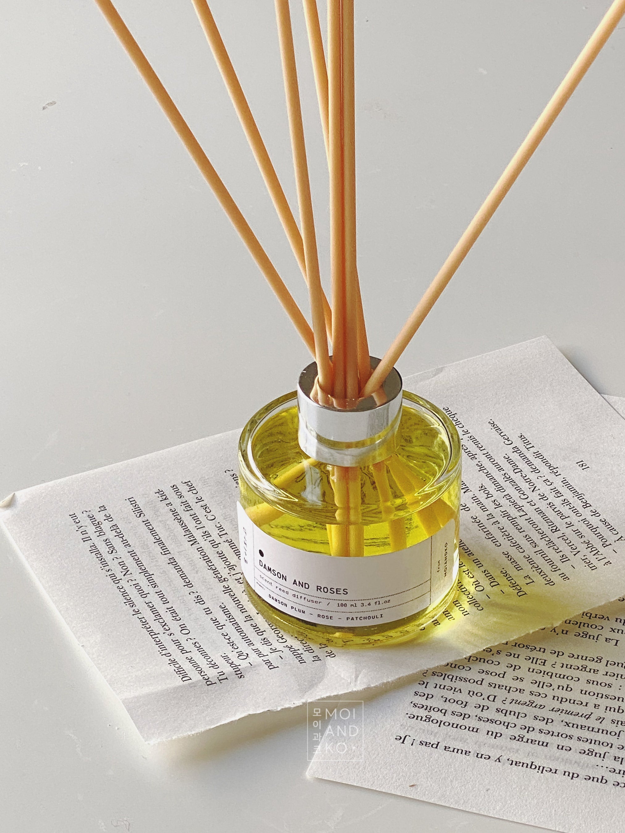 Damson and Roses 100ml reed diffuser