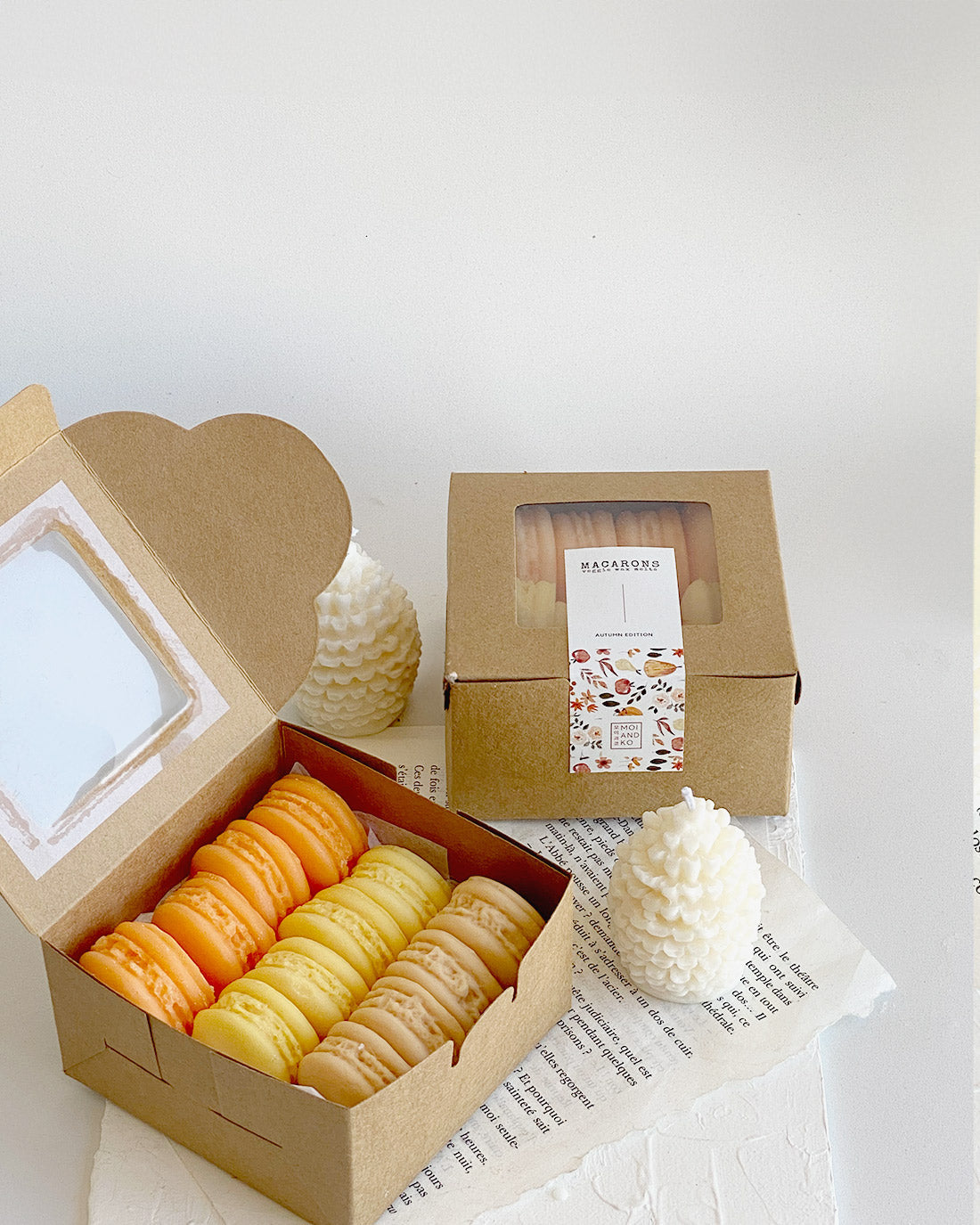 Macarons wax melt Winter Edition gift set | Kawaii Collection